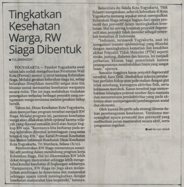Kliping jogja terbaru